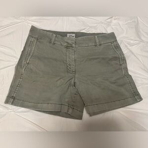 Like New Green Twill Shorts, J.Crew, Size 6